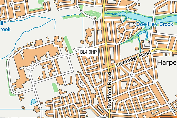 BL4 0HP map - OS VectorMap District (Ordnance Survey) BL4 0HP map - OS VectorMap District (Ordnance Survey)