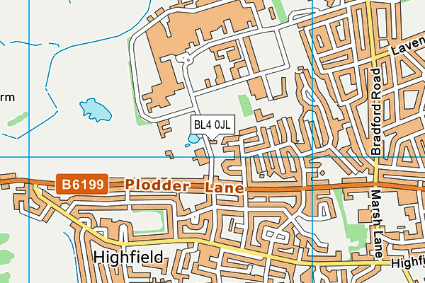 BL4 0JL map - OS VectorMap District (Ordnance Survey) BL4 0JL map - OS VectorMap District (Ordnance Survey)
