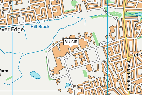 BL4 0JR map - OS VectorMap District (Ordnance Survey) BL4 0JR map - OS VectorMap District (Ordnance Survey)
