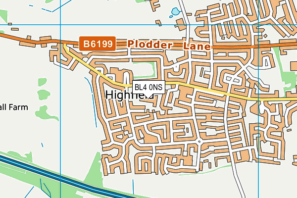 BL4 0NS map - OS VectorMap District (Ordnance Survey) BL4 0NS map - OS VectorMap District (Ordnance Survey)
