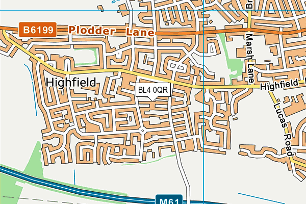 BL4 0QR map - OS VectorMap District (Ordnance Survey) BL4 0QR map - OS VectorMap District (Ordnance Survey)