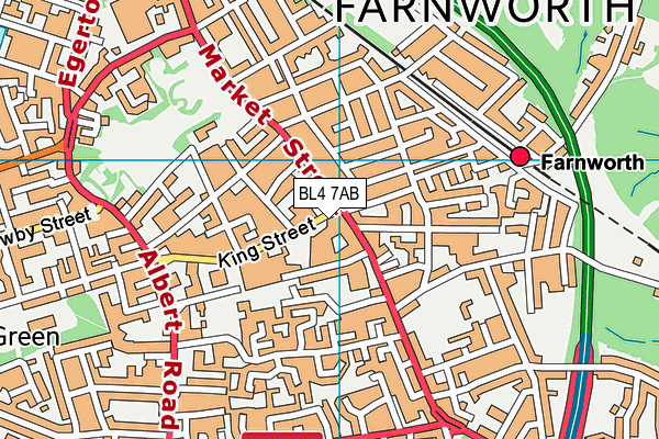 BL4 7AB map - OS VectorMap District (Ordnance Survey) BL4 7AB map - OS VectorMap District (Ordnance Survey)
