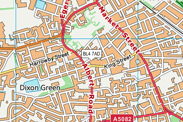 BL4 7AD map - OS VectorMap District (Ordnance Survey) BL4 7AD map - OS VectorMap District (Ordnance Survey)