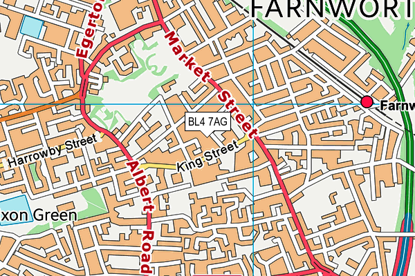 BL4 7AG map - OS VectorMap District (Ordnance Survey) BL4 7AG map - OS VectorMap District (Ordnance Survey)