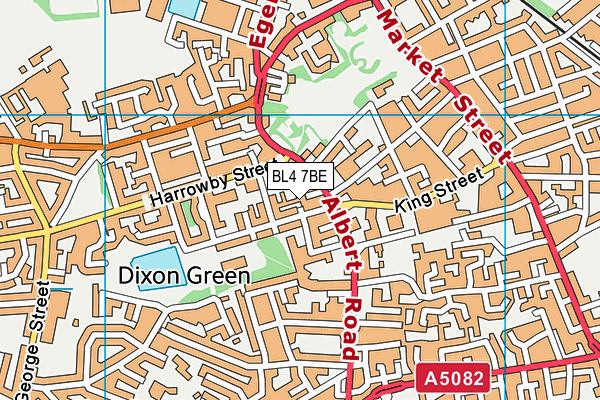 BL4 7BE map - OS VectorMap District (Ordnance Survey) BL4 7BE map - OS VectorMap District (Ordnance Survey)