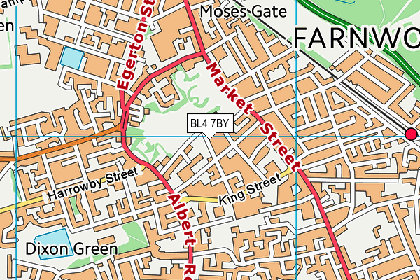 BL4 7BY map - OS VectorMap District (Ordnance Survey) BL4 7BY map - OS VectorMap District (Ordnance Survey)
