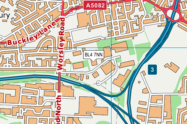 BL4 7NN map - OS VectorMap District (Ordnance Survey) BL4 7NN map - OS VectorMap District (Ordnance Survey)