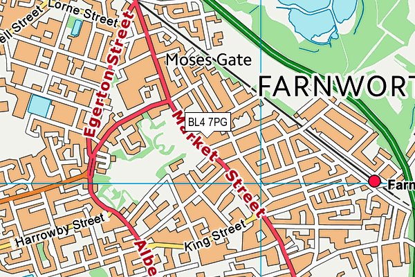 BL4 7PG map - OS VectorMap District (Ordnance Survey) BL4 7PG map - OS VectorMap District (Ordnance Survey)
