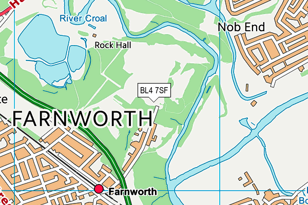 BL4 7SF map - OS VectorMap District (Ordnance Survey)