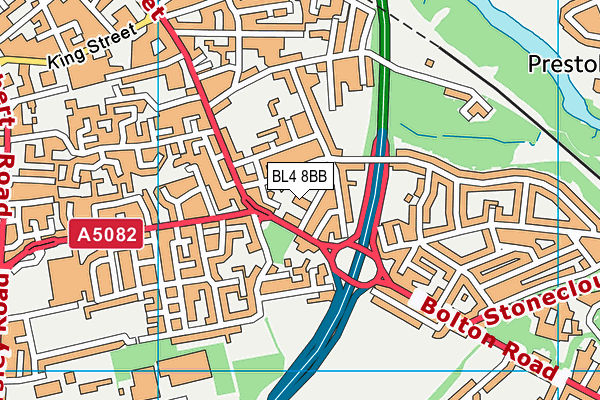 BL4 8BB map - OS VectorMap District (Ordnance Survey) BL4 8BB map - OS VectorMap District (Ordnance Survey)