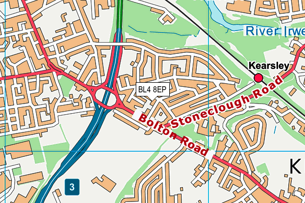BL4 8EP map - OS VectorMap District (Ordnance Survey) BL4 8EP map - OS VectorMap District (Ordnance Survey)