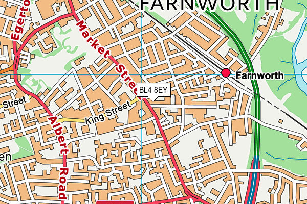 BL4 8EY map - OS VectorMap District (Ordnance Survey) BL4 8EY map - OS VectorMap District (Ordnance Survey)