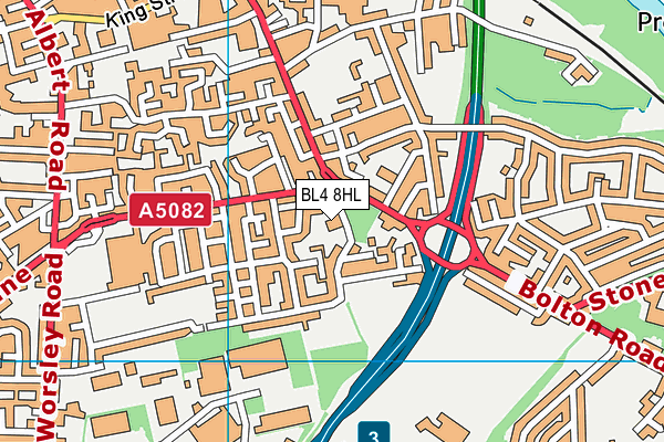 BL4 8HL map - OS VectorMap District (Ordnance Survey) BL4 8HL map - OS VectorMap District (Ordnance Survey)