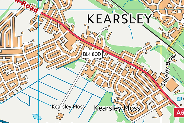 BL4 8QD map - OS VectorMap District (Ordnance Survey) BL4 8QD map - OS VectorMap District (Ordnance Survey)
