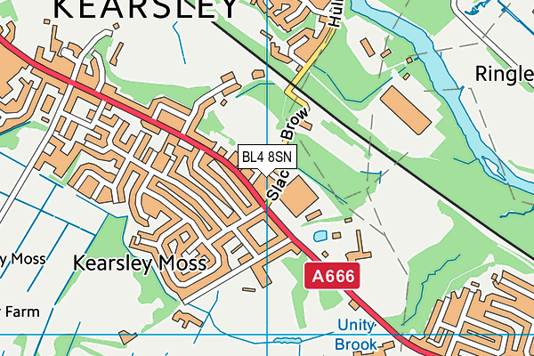 BL4 8SN map - OS VectorMap District (Ordnance Survey) BL4 8SN map - OS VectorMap District (Ordnance Survey)