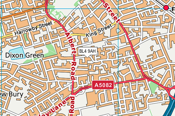 BL4 9AH map - OS VectorMap District (Ordnance Survey) BL4 9AH map - OS VectorMap District (Ordnance Survey)