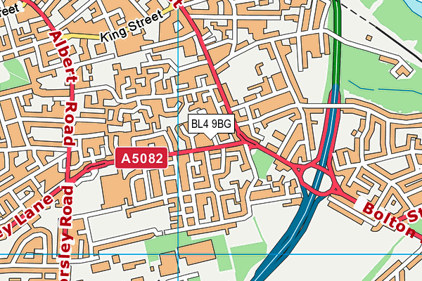 BL4 9BG map - OS VectorMap District (Ordnance Survey) BL4 9BG map - OS VectorMap District (Ordnance Survey)
