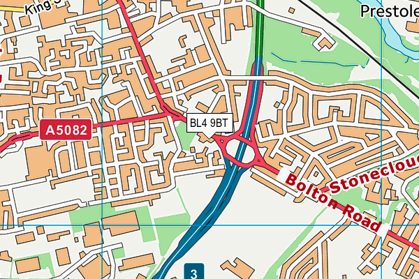 BL4 9BT map - OS VectorMap District (Ordnance Survey) BL4 9BT map - OS VectorMap District (Ordnance Survey)