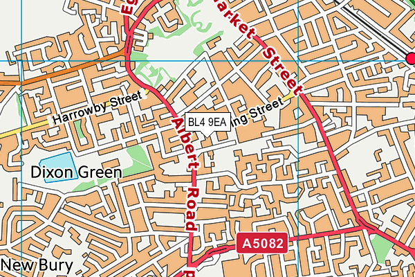 BL4 9EA map - OS VectorMap District (Ordnance Survey) BL4 9EA map - OS VectorMap District (Ordnance Survey)