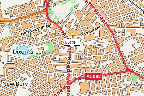 BL4 9HF map - OS VectorMap District (Ordnance Survey) BL4 9HF map - OS VectorMap District (Ordnance Survey)