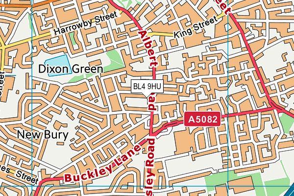 BL4 9HU map - OS VectorMap District (Ordnance Survey) BL4 9HU map - OS VectorMap District (Ordnance Survey)