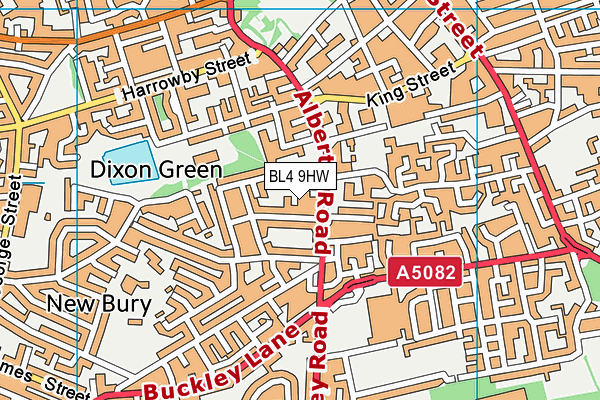 BL4 9HW map - OS VectorMap District (Ordnance Survey) BL4 9HW map - OS VectorMap District (Ordnance Survey)