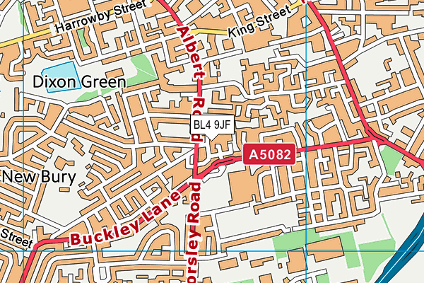 BL4 9JF map - OS VectorMap District (Ordnance Survey) BL4 9JF map - OS VectorMap District (Ordnance Survey)