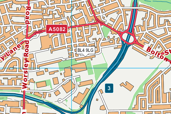 BL4 9LG map - OS VectorMap District (Ordnance Survey) BL4 9LG map - OS VectorMap District (Ordnance Survey)