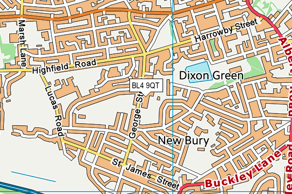 BL4 9QT map - OS VectorMap District (Ordnance Survey) BL4 9QT map - OS VectorMap District (Ordnance Survey)