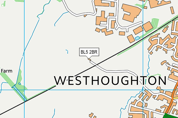 BL5 2BR map - OS VectorMap District (Ordnance Survey) BL5 2BR map - OS VectorMap District (Ordnance Survey)