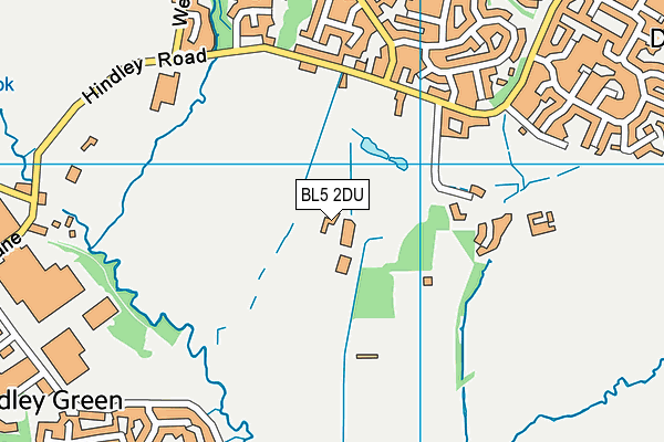 BL5 2DU map - OS VectorMap District (Ordnance Survey) BL5 2DU map - OS VectorMap District (Ordnance Survey)