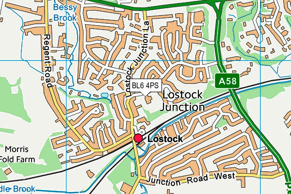 BL6 4PS map - OS VectorMap District (Ordnance Survey) BL6 4PS map - OS VectorMap District (Ordnance Survey)