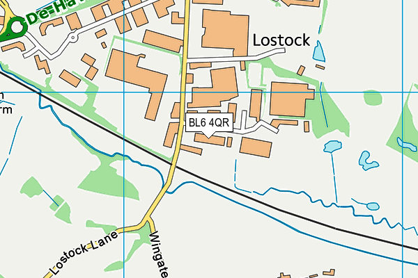 BL6 4QR map - OS VectorMap District (Ordnance Survey) BL6 4QR map - OS VectorMap District (Ordnance Survey)