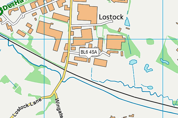 BL6 4SA map - OS VectorMap District (Ordnance Survey) BL6 4SA map - OS VectorMap District (Ordnance Survey)