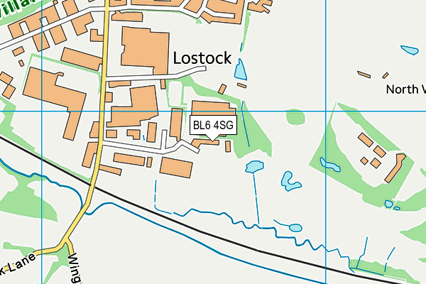 BL6 4SG map - OS VectorMap District (Ordnance Survey) BL6 4SG map - OS VectorMap District (Ordnance Survey)