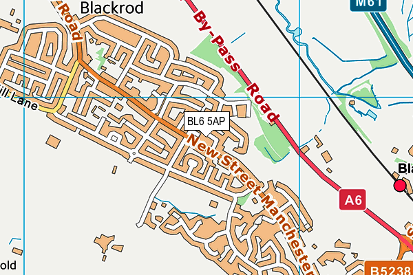 BL6 5AP map - OS VectorMap District (Ordnance Survey) BL6 5AP map - OS VectorMap District (Ordnance Survey)