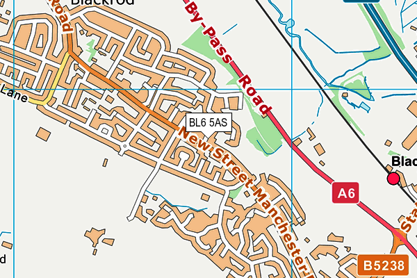 BL6 5AS map - OS VectorMap District (Ordnance Survey) BL6 5AS map - OS VectorMap District (Ordnance Survey)
