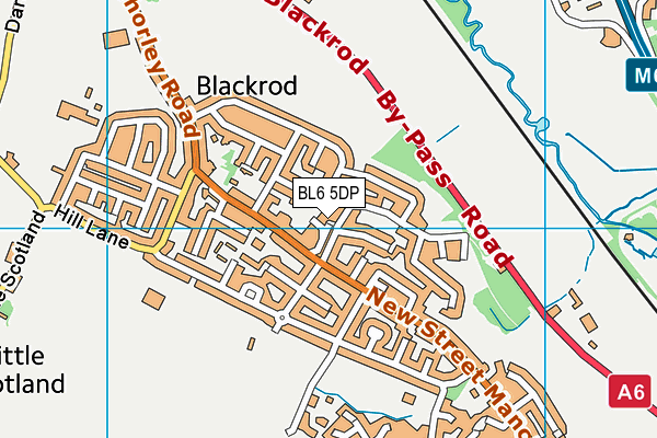 BL6 5DP map - OS VectorMap District (Ordnance Survey) BL6 5DP map - OS VectorMap District (Ordnance Survey)