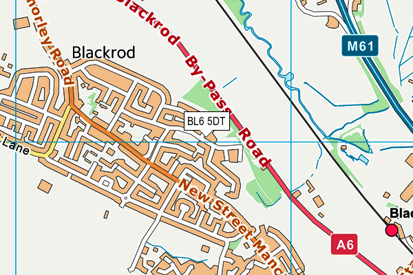 BL6 5DT map - OS VectorMap District (Ordnance Survey) BL6 5DT map - OS VectorMap District (Ordnance Survey)