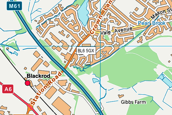 BL6 5GX map - OS VectorMap District (Ordnance Survey) BL6 5GX map - OS VectorMap District (Ordnance Survey)