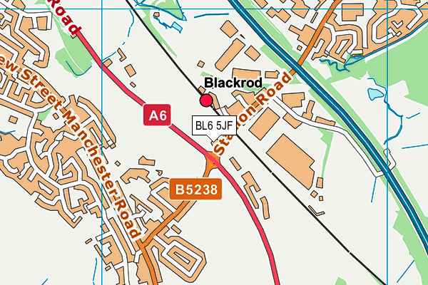 BL6 5JF map - OS VectorMap District (Ordnance Survey) BL6 5JF map - OS VectorMap District (Ordnance Survey)