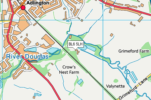 BL6 5LH map - OS VectorMap District (Ordnance Survey) BL6 5LH map - OS VectorMap District (Ordnance Survey)