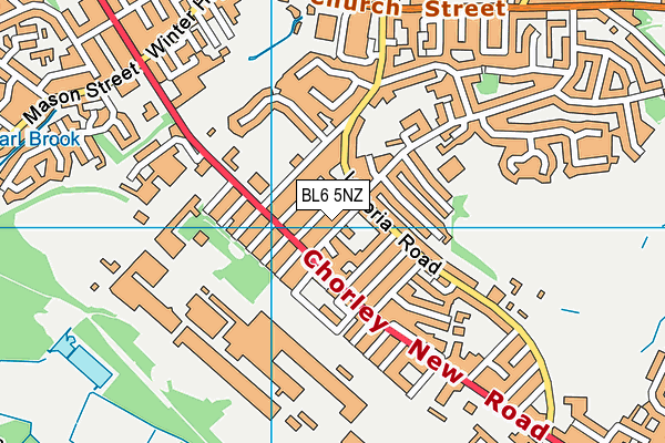 BL6 5NZ map - OS VectorMap District (Ordnance Survey) BL6 5NZ map - OS VectorMap District (Ordnance Survey)