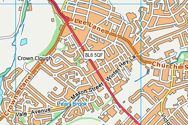 BL6 5QF map - OS VectorMap District (Ordnance Survey) BL6 5QF map - OS VectorMap District (Ordnance Survey)