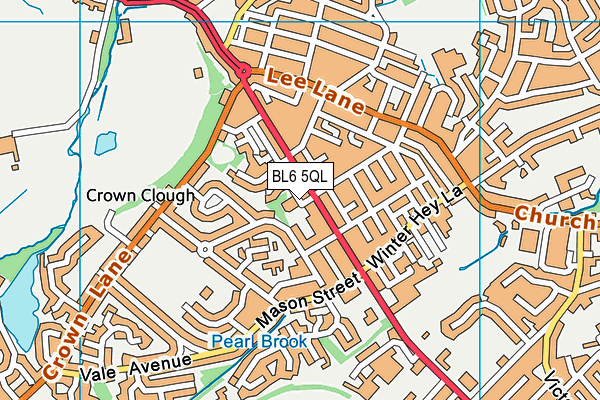 BL6 5QL map - OS VectorMap District (Ordnance Survey) BL6 5QL map - OS VectorMap District (Ordnance Survey)