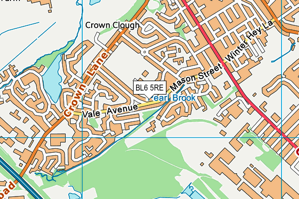 BL6 5RE map - OS VectorMap District (Ordnance Survey) BL6 5RE map - OS VectorMap District (Ordnance Survey)