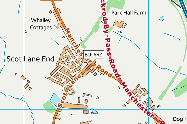 BL6 5RZ map - OS VectorMap District (Ordnance Survey) BL6 5RZ map - OS VectorMap District (Ordnance Survey)