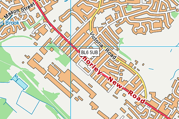 BL6 5UB map - OS VectorMap District (Ordnance Survey) BL6 5UB map - OS VectorMap District (Ordnance Survey)