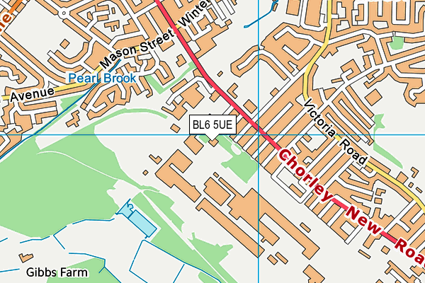 BL6 5UE map - OS VectorMap District (Ordnance Survey) BL6 5UE map - OS VectorMap District (Ordnance Survey)
