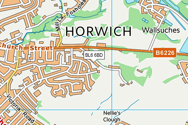 BL6 6BD map - OS VectorMap District (Ordnance Survey) BL6 6BD map - OS VectorMap District (Ordnance Survey)